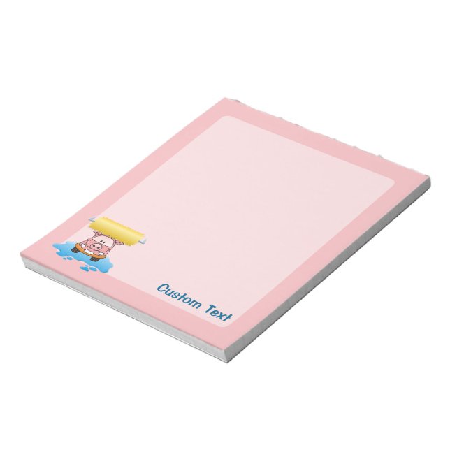 Bloc De Notas Notepad de Personalizado de Cerdo Carwash (Lado Izquierdo)