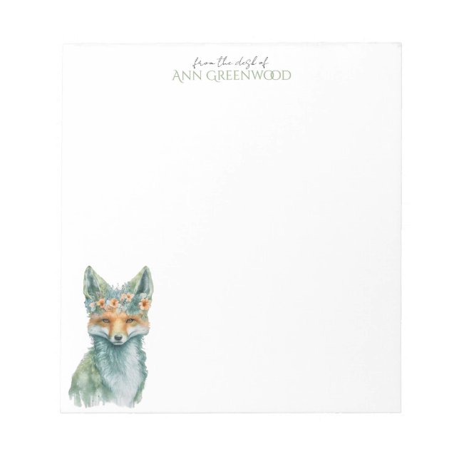 Bloc De Notas Notepad de Personalizado de Spring Fox (Frente)