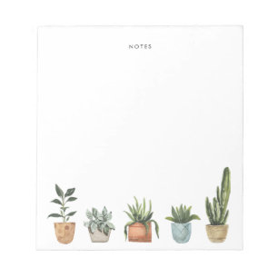 Bloc De Notas Notepad de plantas domésticas potentes