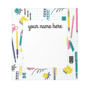 Bloc De Notas Notepad de profesor personalizado