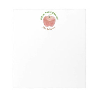 Bloc De Notas Notepad de profesor personalizado