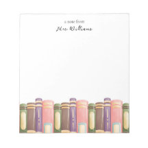 Notepad de profesor personalizado