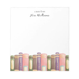 Bloc De Notas Notepad de profesor personalizado