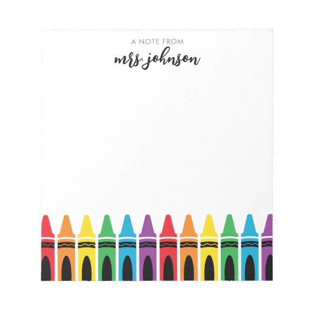 Bloc De Notas Notepad de profesores (Frente)