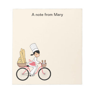 Bloc De Notas Notepad de receta Chica personalizado