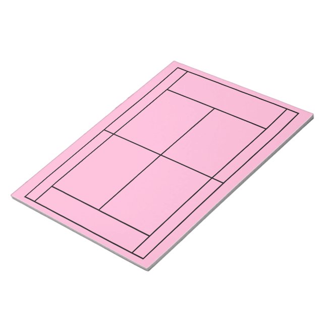 Bloc De Notas Notepad de registro de tenis (Lado Derecho)