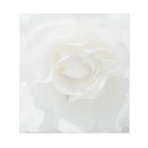 Bloc De Notas Notepad de rosa blanco
