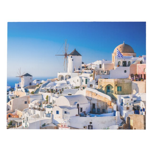 Bloc De Notas Notepad de Santorini (Frente)