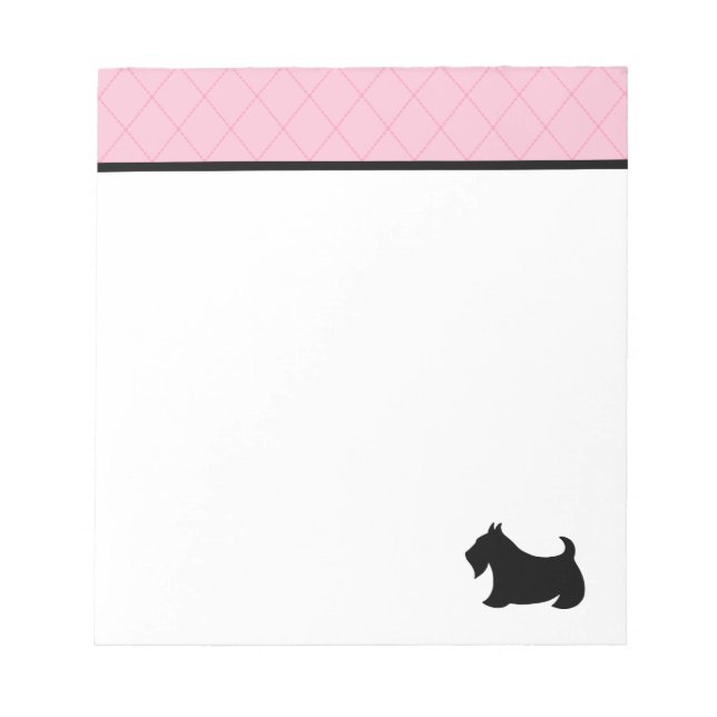 Bloc De Notas Notepad de Scottish Terrier (Frente)