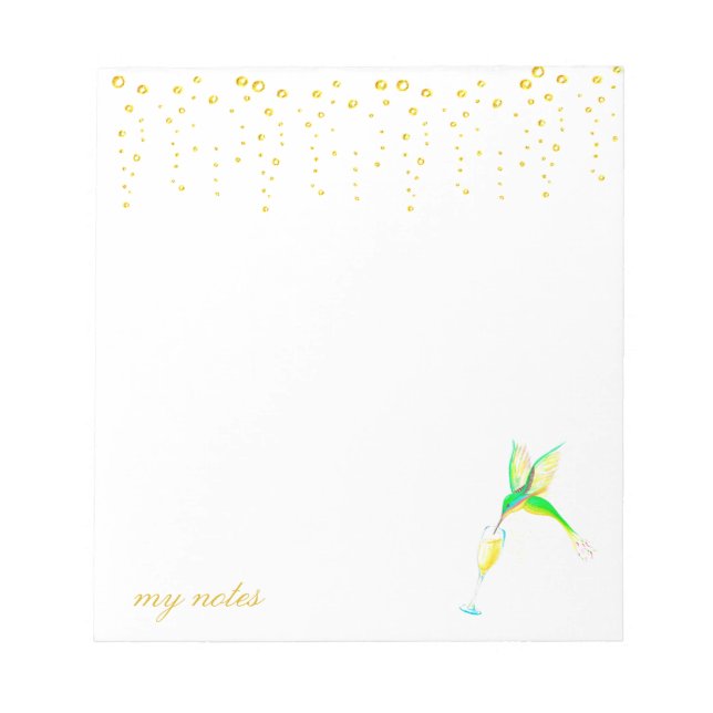 Bloc De Notas Notepad de Tipsy Hummingbird (Frente)