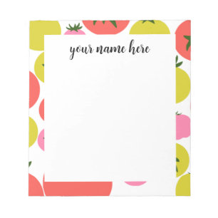 Bloc De Notas Notepad de Tomate Personalizado