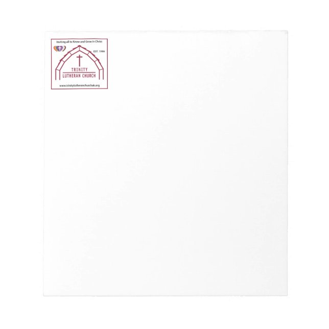 Bloc De Notas Notepad de Trinidad (Frente)