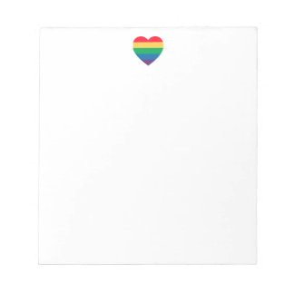 Bloc De Notas Notepad del Orgullo del Arcoiris