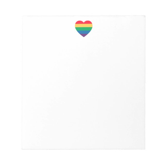 Bloc De Notas Notepad del Orgullo del Arcoiris (Frente)