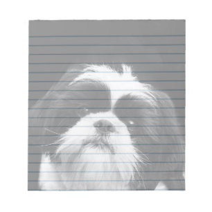 Bloc De Notas Notepad del perro Shih Tzu