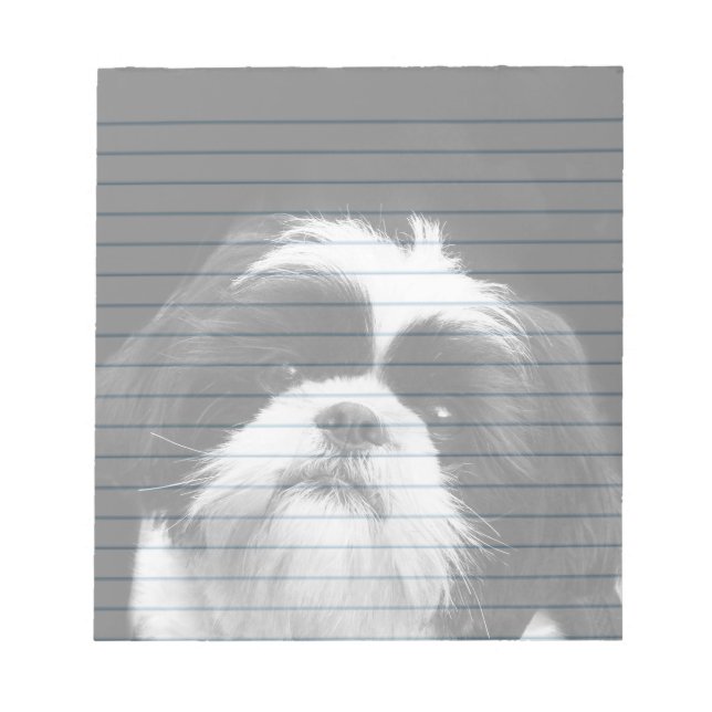 Bloc De Notas Notepad del perro Shih Tzu (Frente)