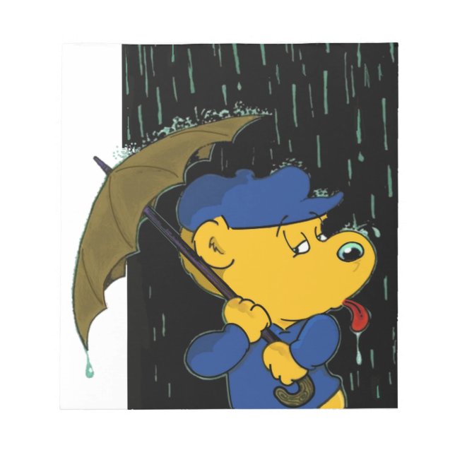 Bloc De Notas Notepad del sabor de lluvia de Ferald (Frente)