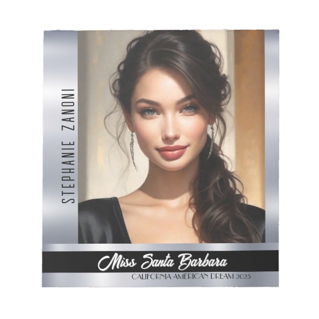 Bloc De Notas Notepad del titular del título del concurso de nit (Frente)