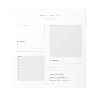 BLOC DE NOTAS NOTEPAD DIARIO PLANNER