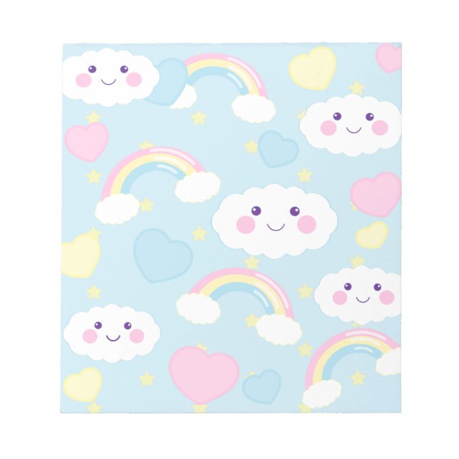 Bloc De Notas Notepad Dreamy Rainbow Cloud (Frente)