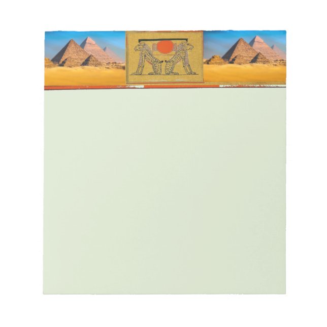 Bloc De Notas Notepad egipcio de dioses (Frente)