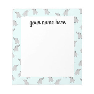 Bloc De Notas Notepad elefante personalizado