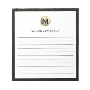 Bloc De Notas Notepad elegante