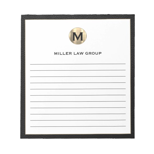 Bloc De Notas Notepad elegante (Frente)