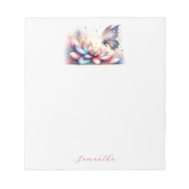 Bloc De Notas Notepad elegante mariposa