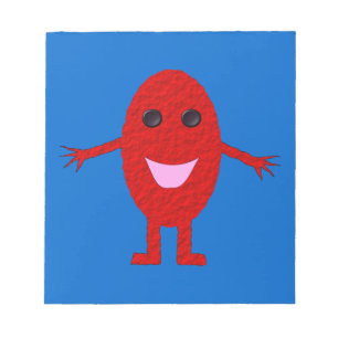 Bloc De Notas Notepad feliz de uva roja