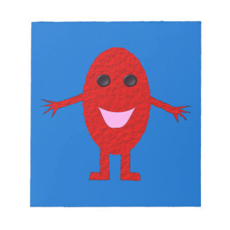 Bloc De Notas Notepad feliz de uva roja