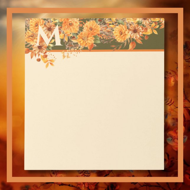 Bloc De Notas Notepad festivo de otoño (Autumn Festive Notepad)