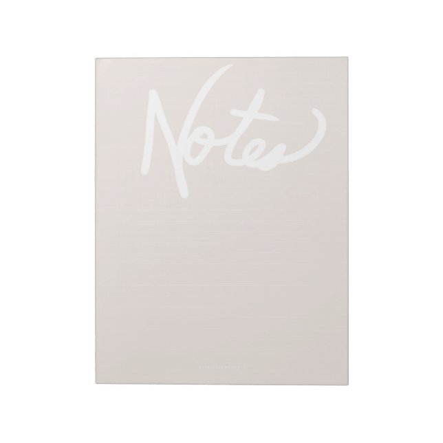 Bloc De Notas Notepad Gris Lilac (Lilac) (Lado Izquierdo)