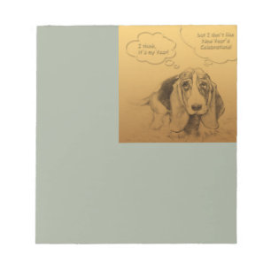 Bloc De Notas Notepad humorística del año del perro chino vietna