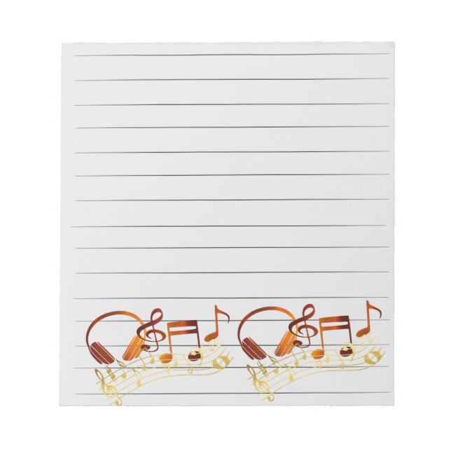 Bloc De Notas Notepad musical (Frente)