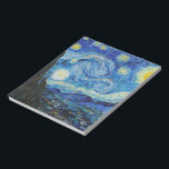 Bloc De Notas Notepad nocturno Vincent Van Gogh Starry<br><div class="desc">Mi hijo de 8 años ha estado estudiando arte en segundo grado,  y ahora sabe quién es Van Gogh...  entre otros grandes artistas. Starry Night es una de sus pinturas favoritas y espero que también sea suya.</div>