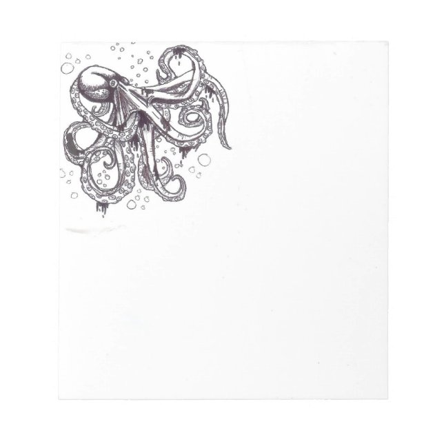 Bloc De Notas Notepad octopus (Frente)