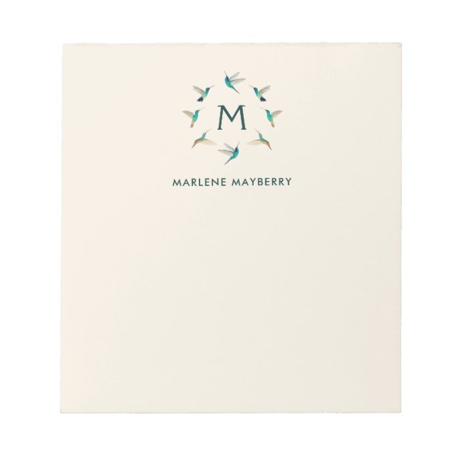 Bloc De Notas Notepad personalizada de Hummingbird (Frente)