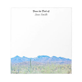 Bloc De Notas Notepad personalizada del desierto de Arizona