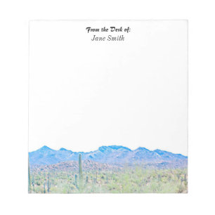 Bloc De Notas Notepad personalizada del desierto de Arizona