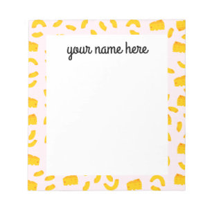 Bloc De Notas Notepad personalizada para Mac y queso