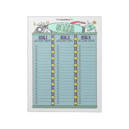 Bloc De Notas Notepad Personalizado de Aliens Goal Planner