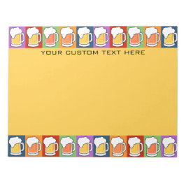 Bloc De Notas Notepad personalizado de arte pop de BEER