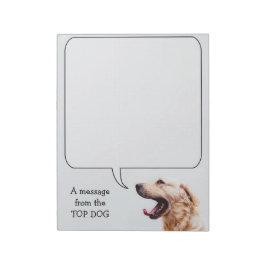 Bloc De Notas Notepad personalizado de perro gracioso