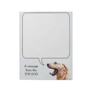 Bloc De Notas Notepad personalizado de perro gracioso