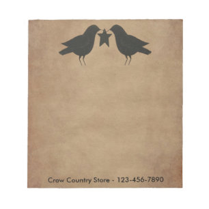 Bloc De Notas Notepad Personalizado Primitive Crows