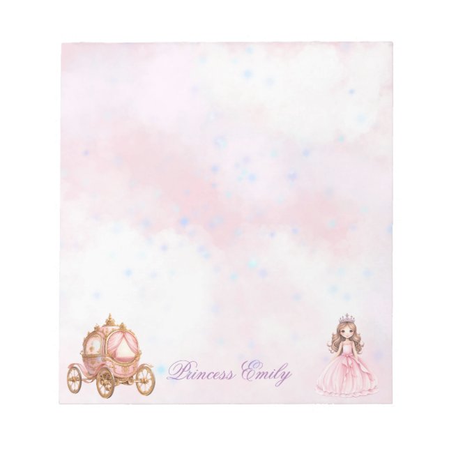 Bloc De Notas Notepad Princesa Personalizada (Frente)