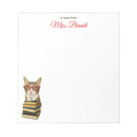Notepad, profesor de personalizable - Marty el gat