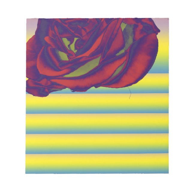 Bloc De Notas Notepad Red Rose (Frente)