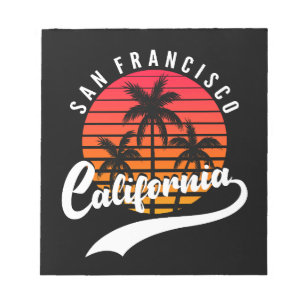 Bloc De Notas Notepad retro Sunset de San Francisco